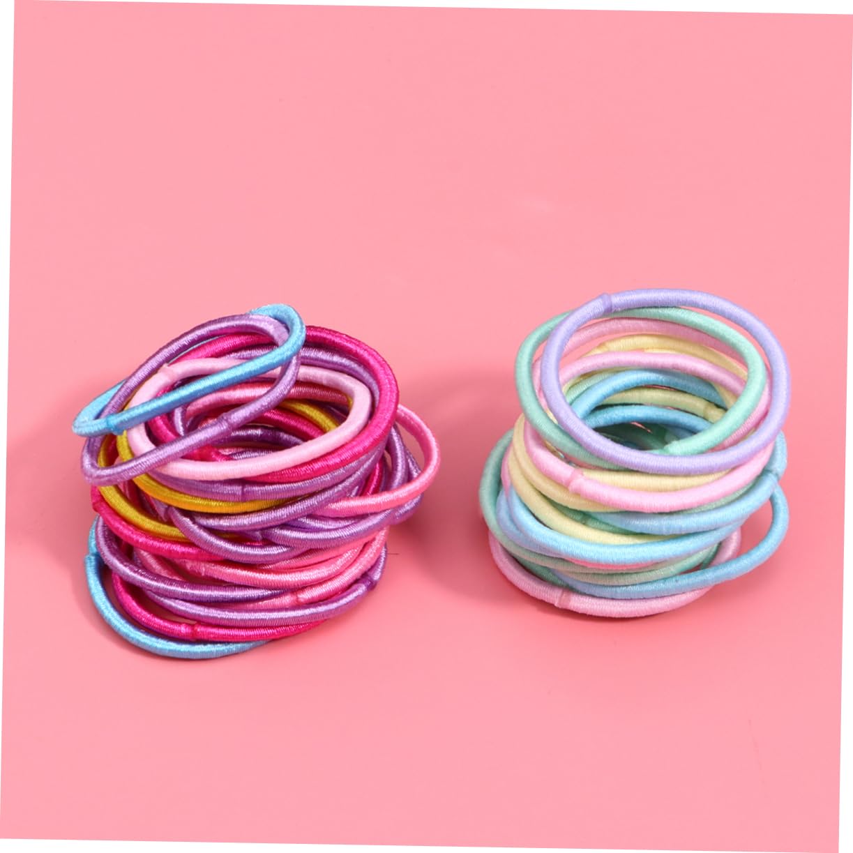 100pcs Boy Girl Hair Ties Rubber Elastic Bands for Toddlers Boy Girl Stretch Hair Rings for Ponytails Easy to Match Outfits for Everyday Use