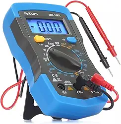 Multímetro Digital Profissional Portátil Corrente Ac + Dc Tensão 200M~600V Bateria 9V Teste Bipe