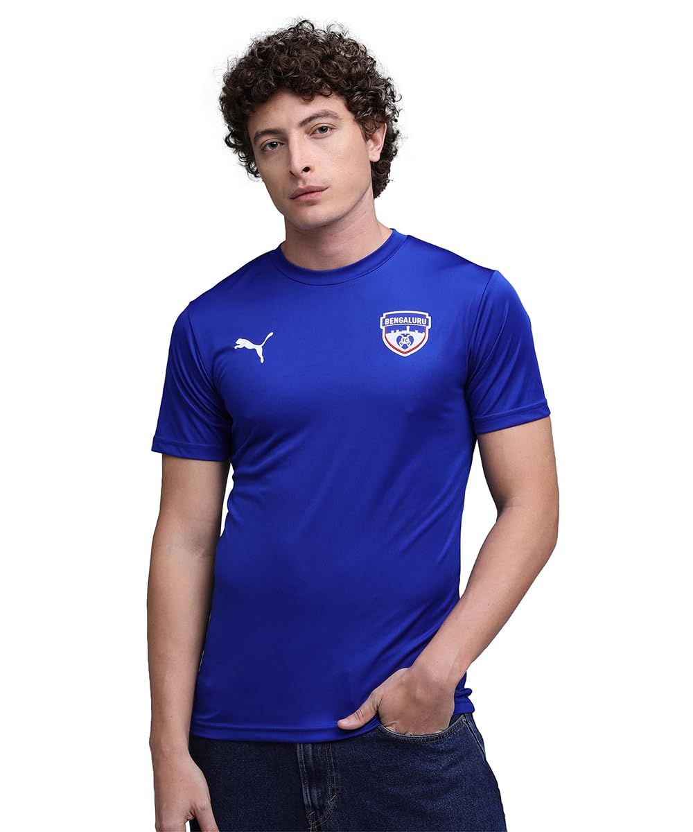 Puma | BFC Takedown 2025 Men's V-Neck Football Tee | Surf The Web-White | L-picture-16