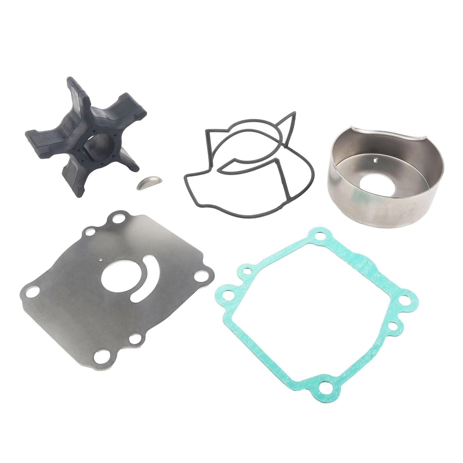 Bomba Agua Auxiliar Kit Reparación Impulsor Para Suzuki 90 100 115 140 HP Para Motores Fueraborda Reemplaza 17400-92J22 17400-92J23 17400-92J21