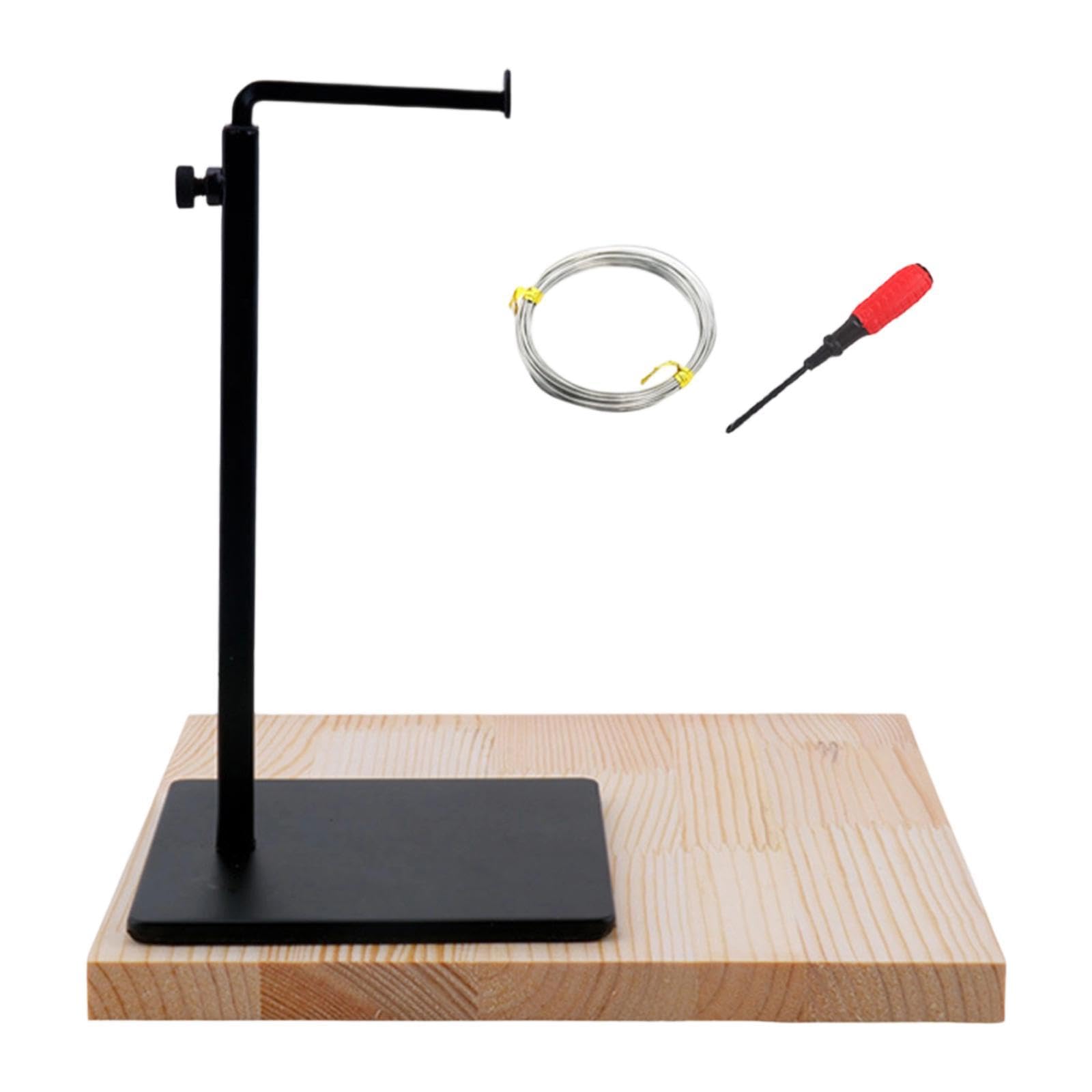Harilla Soporte para esculturas de Arcilla, Estructura de Soporte para Modelado de Arcilla, Altura Ajustable, fácil de Usar, para Marionetas de Escultura de, con Tablero de Madera