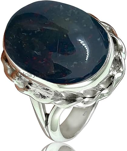 Miniatura 23 de Anillo de piedra preciosa de rubí natural, plata de ley 925, joyería hecha a mano para mujer, anillo de piedra natal