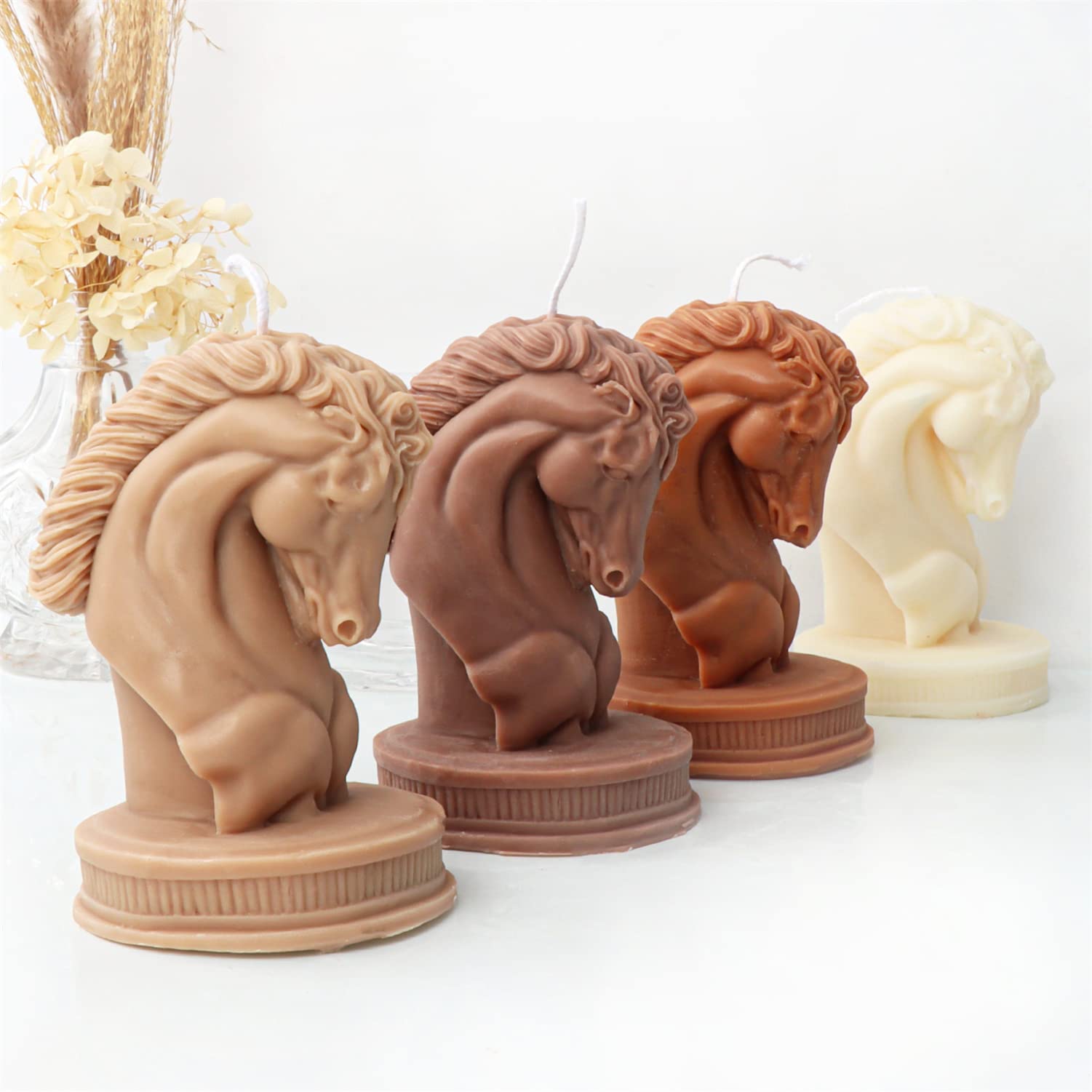 Stampi In Silicone Per Animali 3D Fai Da Te Testa Di Cavallo