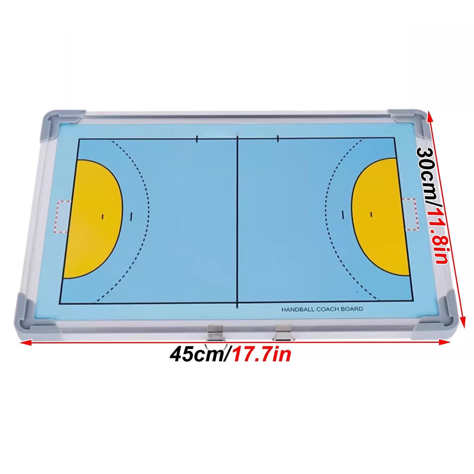 Professionelles Trainer Taktiktafel Fußball, Handball Taktikboard, Inklusive Markern und Schwamm, zum Aufhängen Geeignet, Ideal für Training und Unterricht