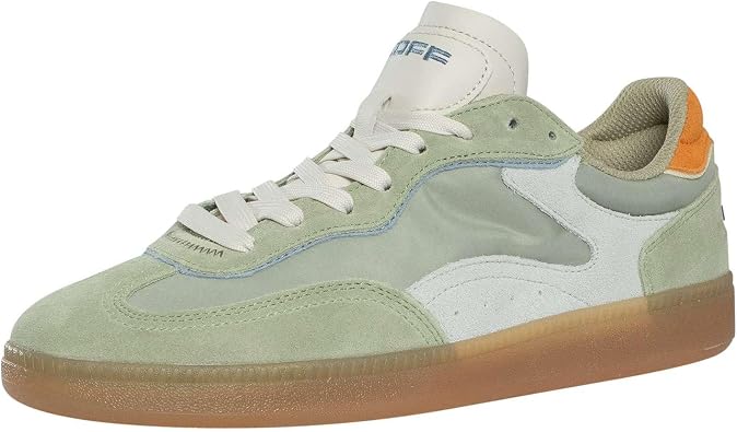 HOFF Mens Park Suede Trainers, Sage Green, 12 US