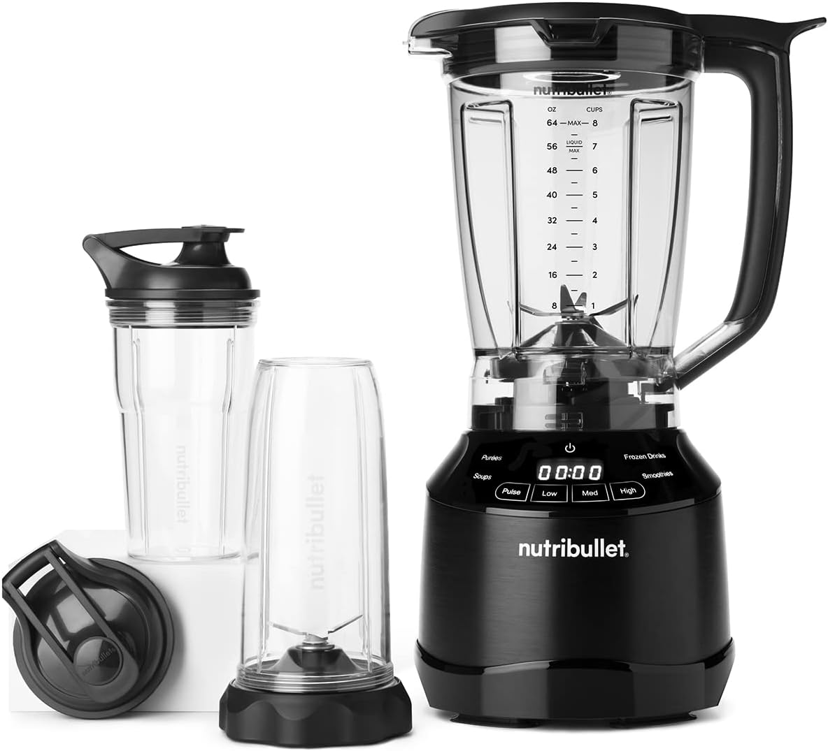 nutribullet Smart Touch Hot & Cold Food Blender Combo Black 1500W