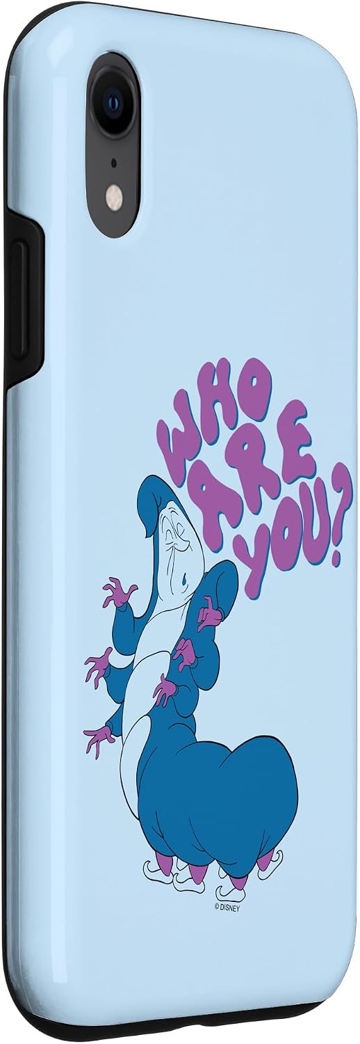 iPhone XR Disney Alice In Wonderland Caterpillar Who Are You? Case