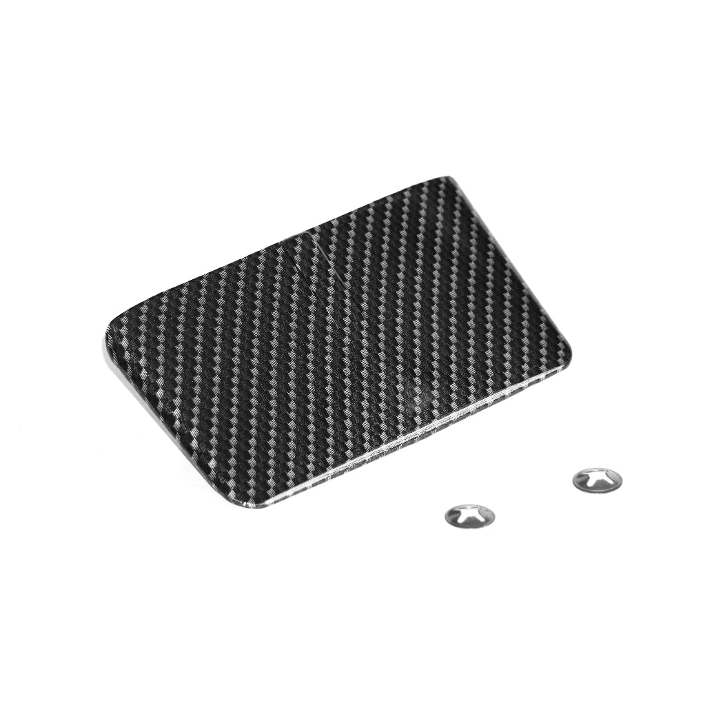 Generico Boita 2.0 Visiera Fanale Posteriore compatibile con Vespa 50 carbonio nero lucido