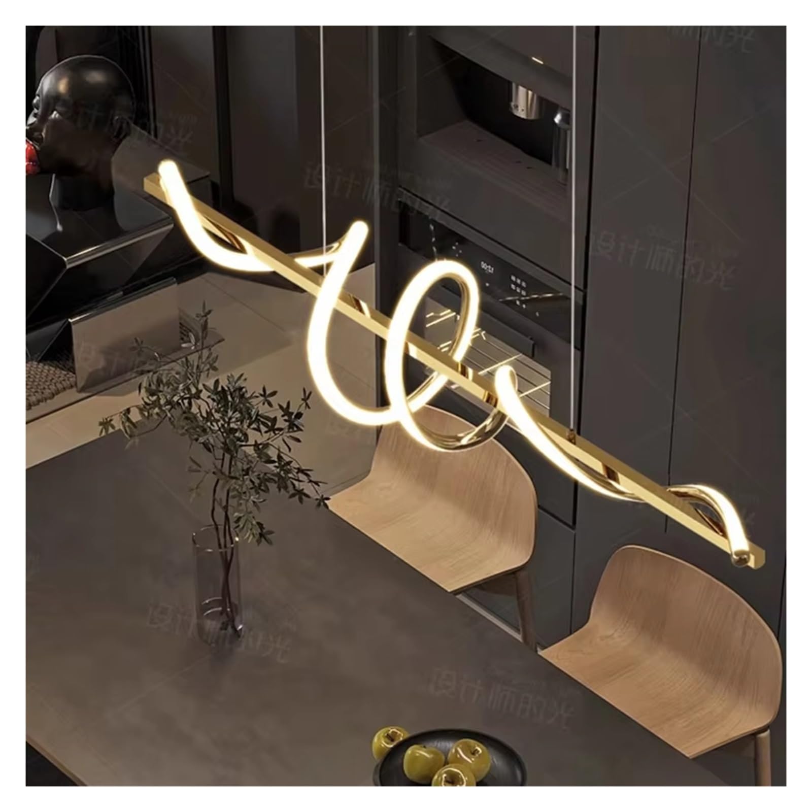 KXEcoLife Home Decoration Chandelier Dining Room Pendant Lights Indoor Lighting Light Fixture Ceiling Lamps Salon Fancy