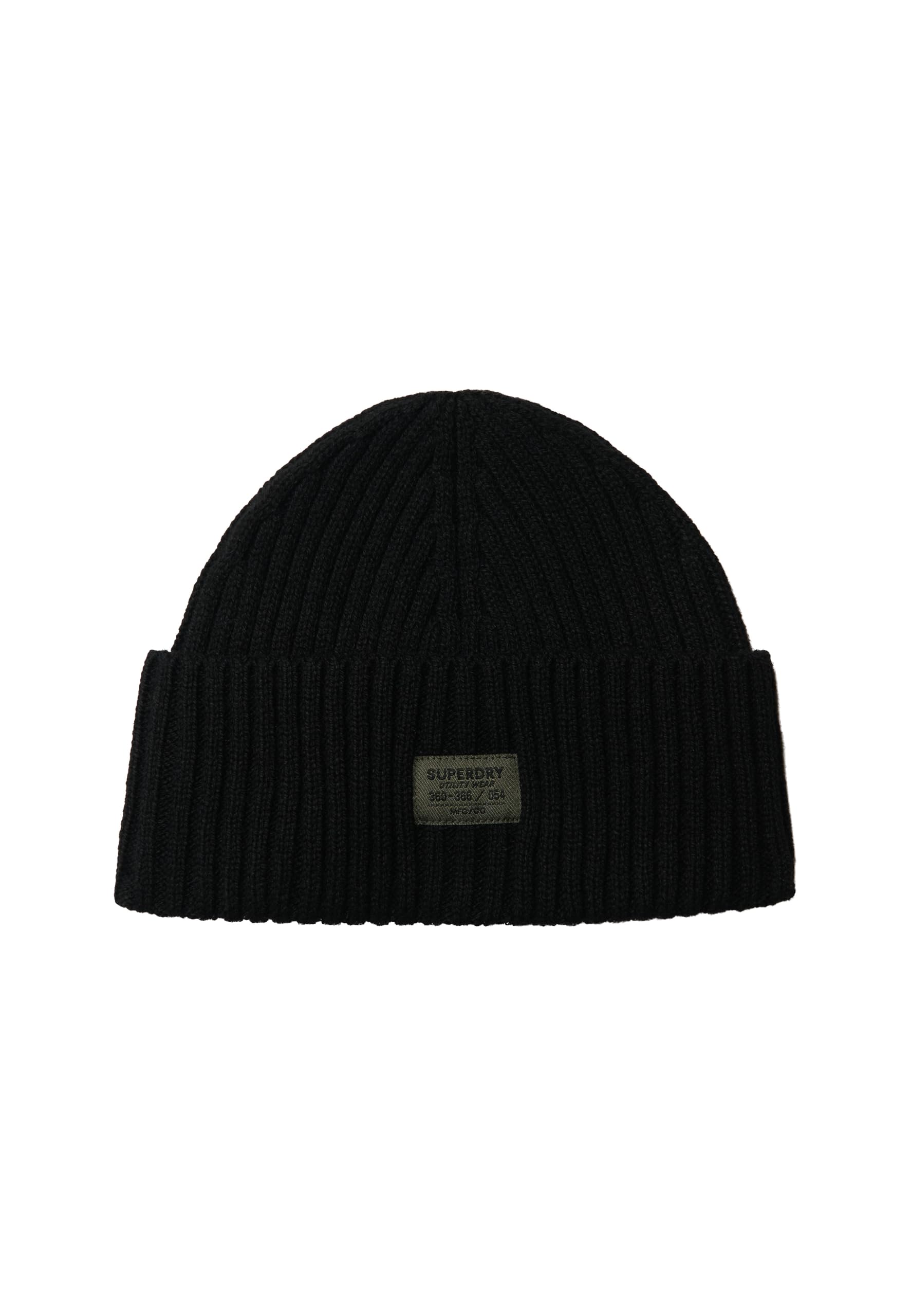 Superdry Unisex Kids Noir Workwear Children's Knitted Hat