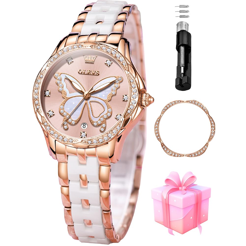 OLEVS Rose Gold Two Tone