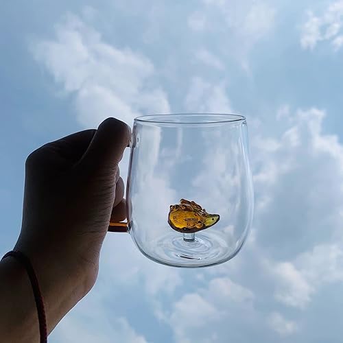 Miniatura 3 de Scizorito Vasos de vidrio, taza de vidrio transparente con patrón tridimensional, bebidas de bar, taza de café helado, taza de jugo, transparente