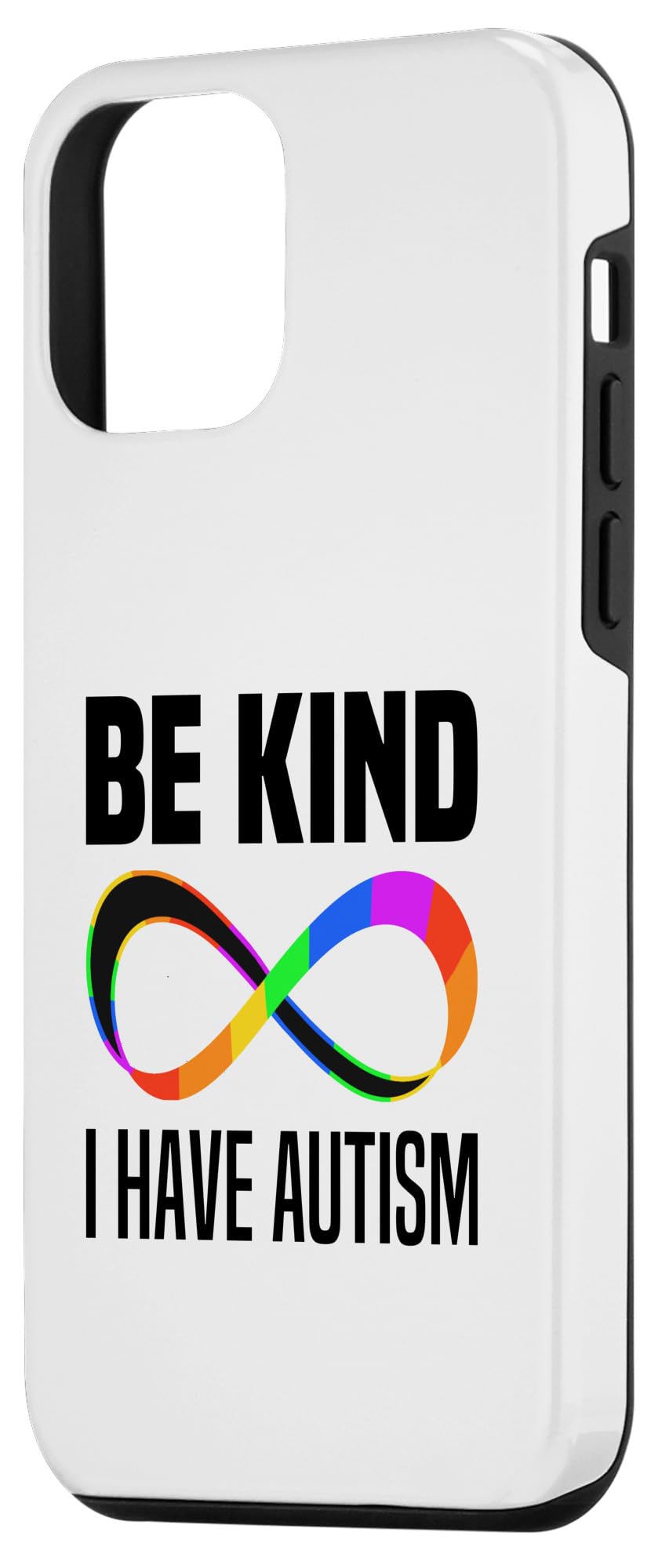 Be Kind I Have Autism Spectrum Disorder Autistic Sayings Case for iPhone 12 mini - Image 2