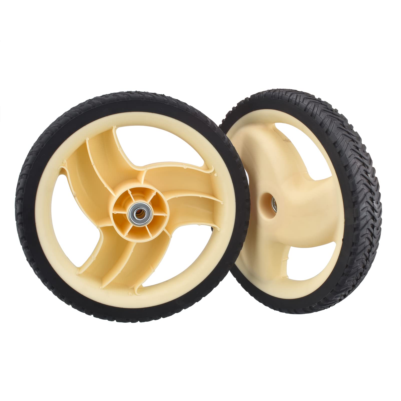 Cancanle Juego de 2 ruedas para cortacésped Toro 105-1816 de repuesto para Stens 205-268