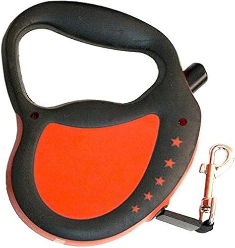 Miniatura 4 de Hyper Pet Correa retráctil para perro, 16 pies, correa para caminar para perros de hasta 40 libras, mediano, rosa Negro -,Azul,Rosado,Rojo -