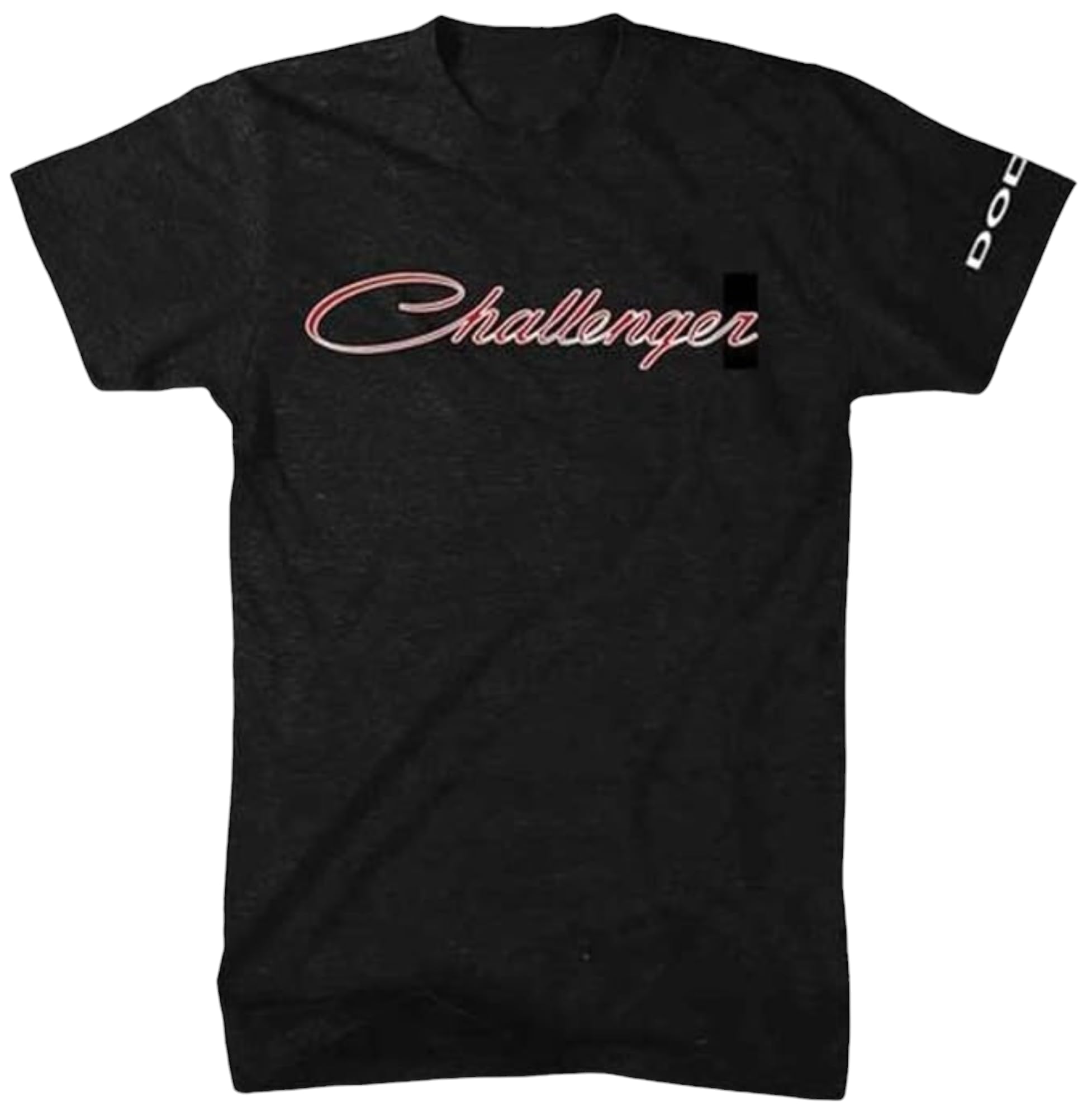 Detroit Shirt Company Men's Black Dodge Challenger T-Shirt 100% Cotton - Grey - Xxxl