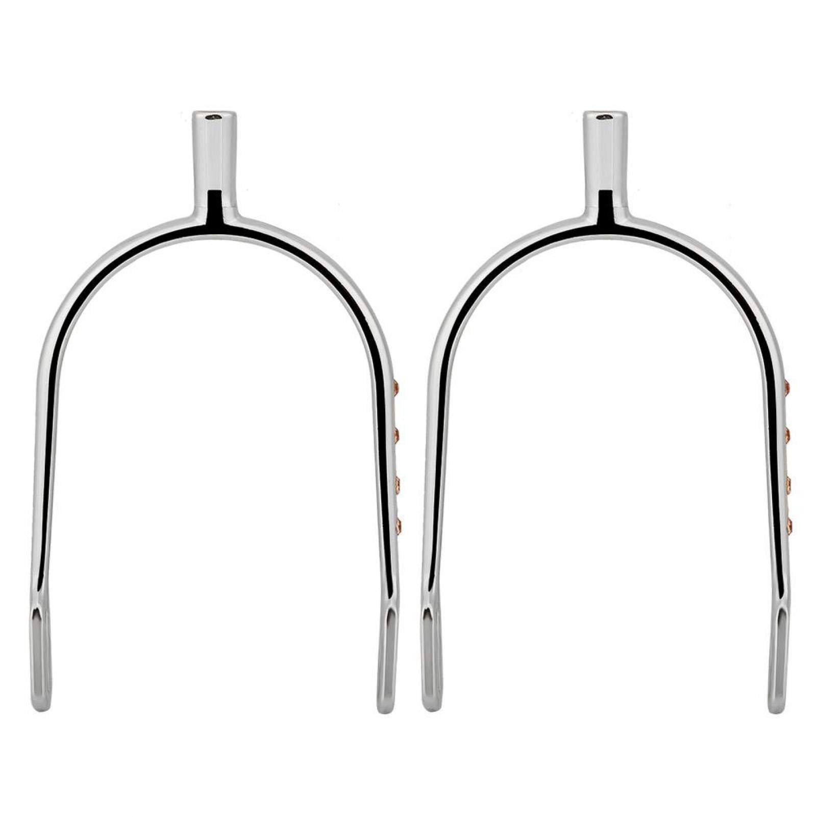 Chrome Plated Spurs, Zinc Alloy Narrow Spur Plated Spurs Women's English Spur Narrow Spurs Youth Chrome Plated Spurs (Silver and White)