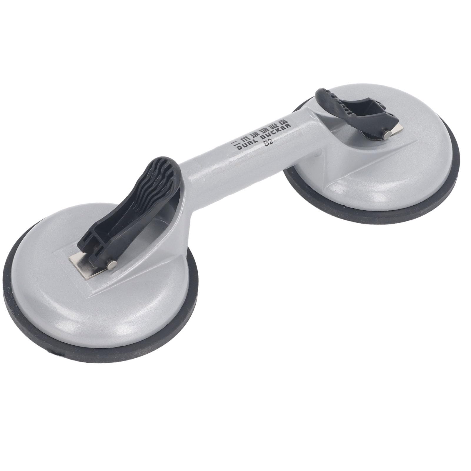 Glass Lifter 100kg Force Aluminum Alloy Suction Cup Lifter for Glass, Tile, Floor with Powerful Suction, High Strength Rubber Pad, Sturdy Construction