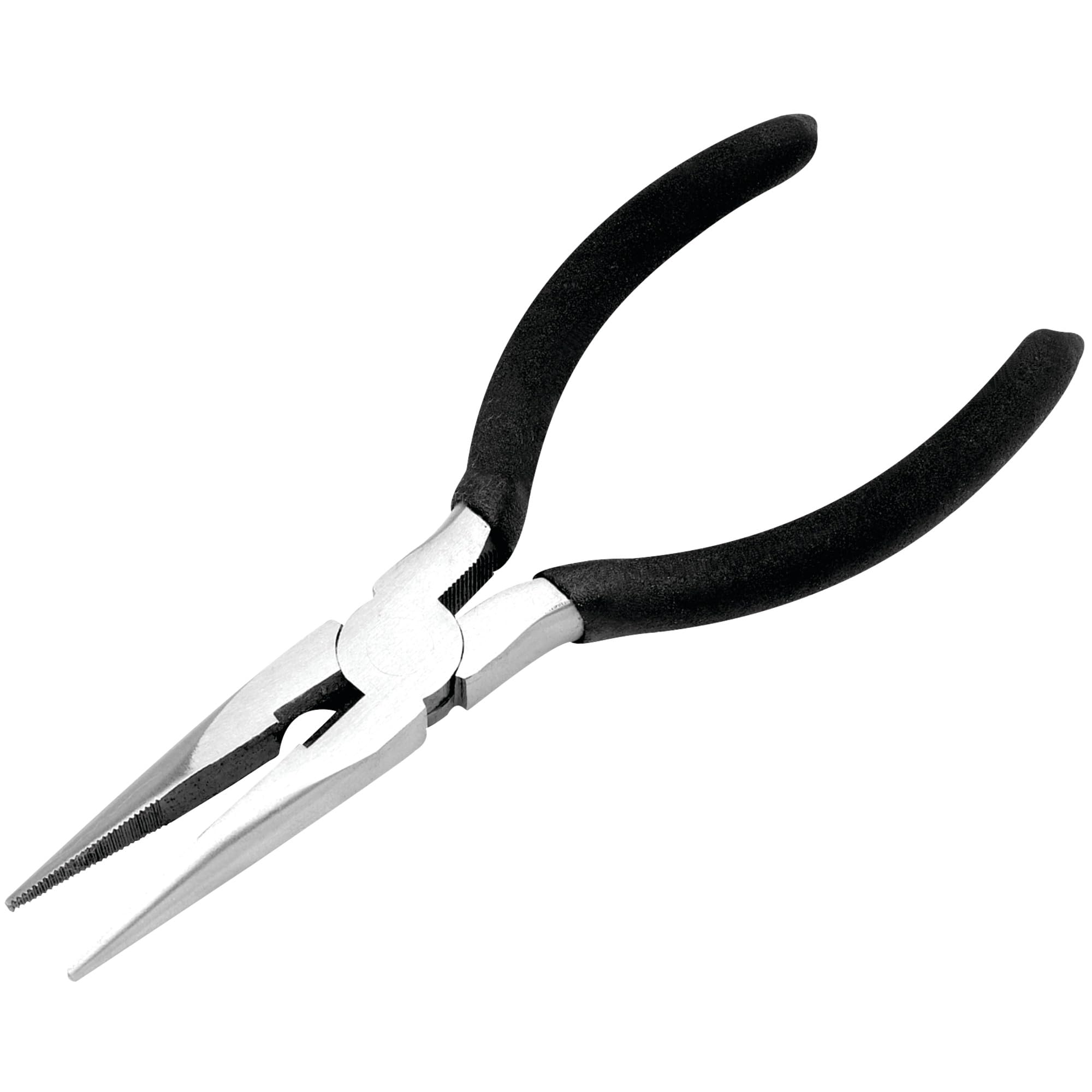 Performance Tool 1105 5-Inch Long Nose Pliers - Heat Treated Alloy Steel, Cushion Grip Handles, Hardened Wire Cutter