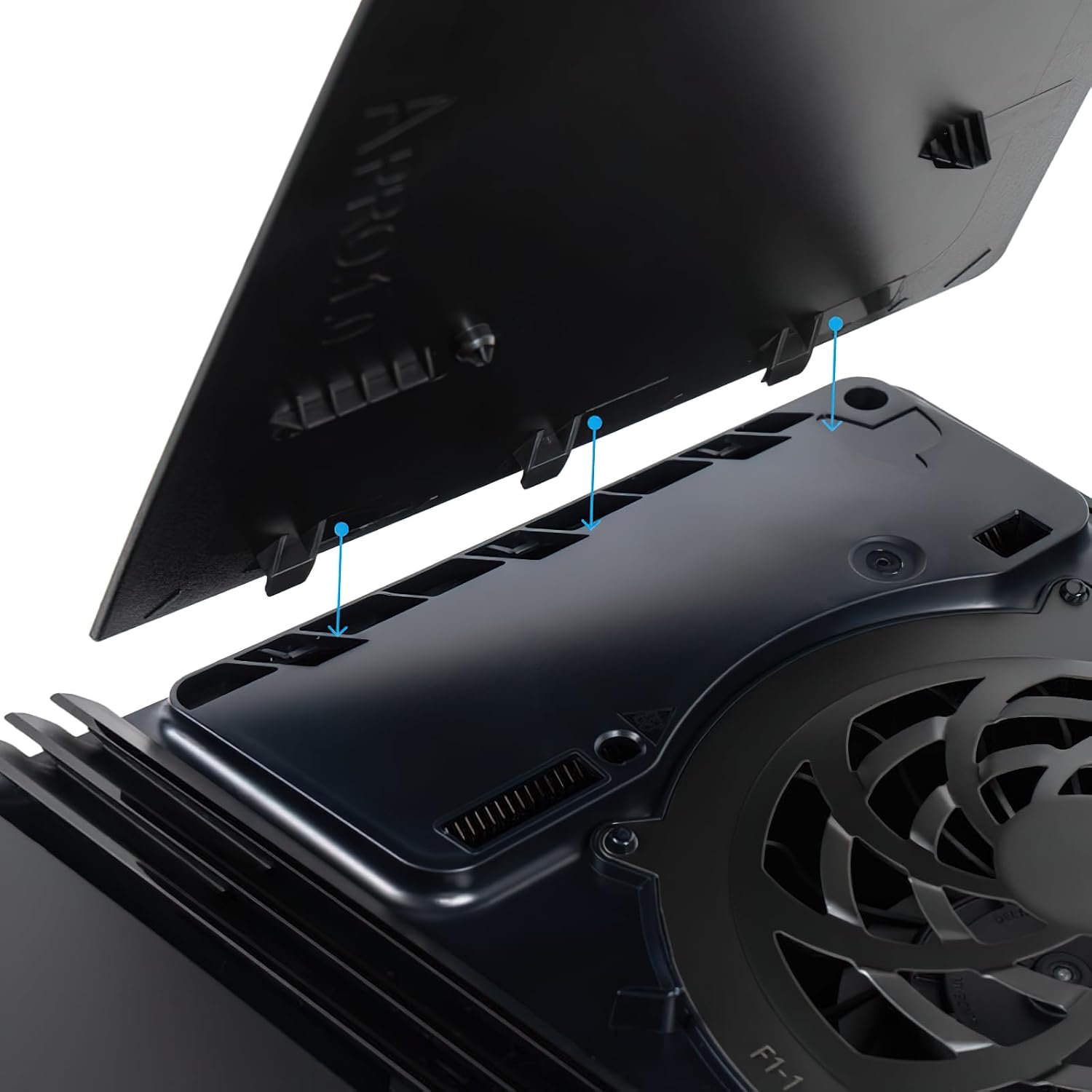 Pro Disc Edition Cover Plates for New PS5 Pro Console, Shell Panels Compatible with New PlayStation 5 Pro Accessories Protective Replacement Faceplate (Carbon Fiber Black)