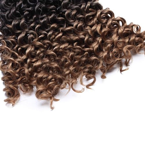 Miniatura 5 de Hairro Extensiones de cabello sintético rizado afro Marlybob para mujeres negras, 3 paquetespaquete