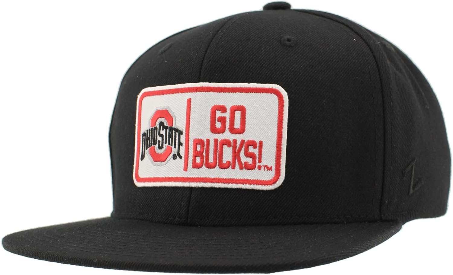 ZHATS Standard NCAA Officially Licensed Hat Flat Snapback Z11 Defer Black, One Size