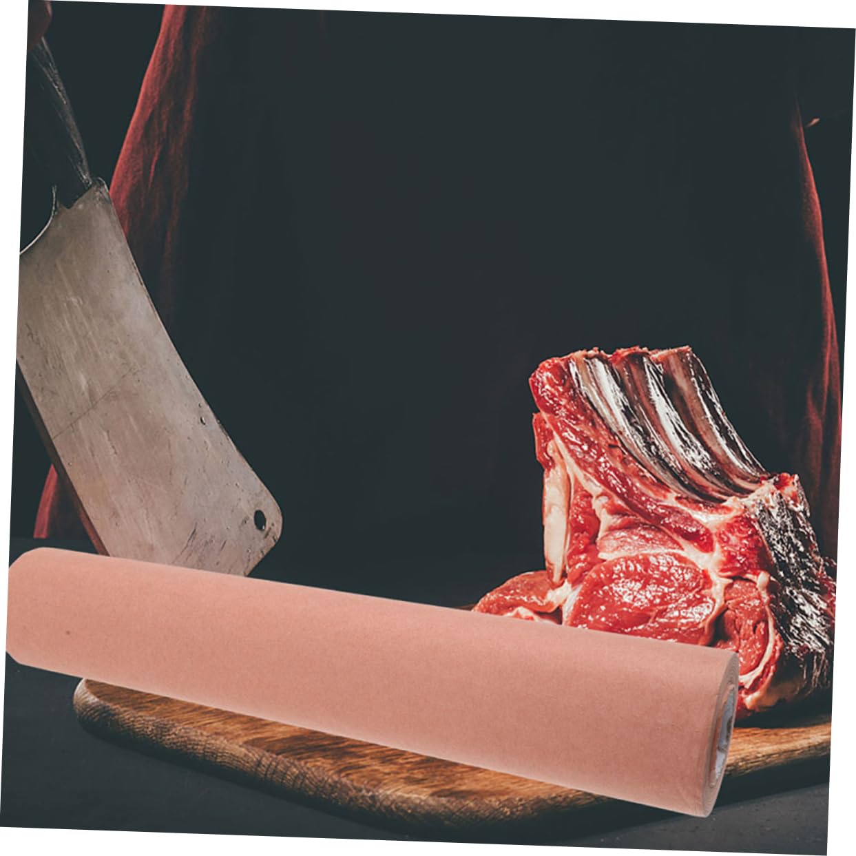 1 Carta Rosa Carta da Forno Antiaderente per Barbecue Decorazione Torte e Avvolgimento Cibo per Pane e