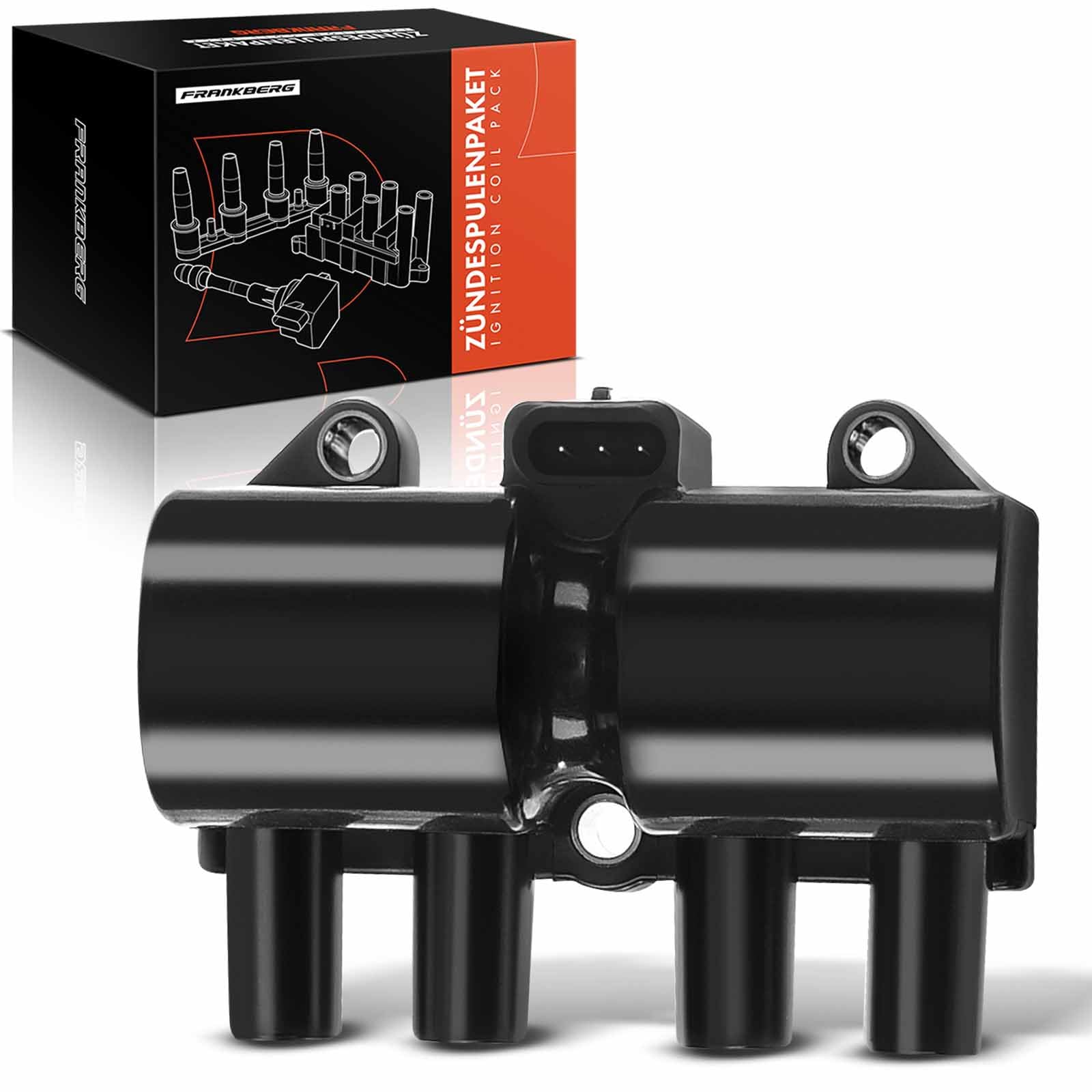 Frankberg Bobine d'Allumage Essence Compatible avec Spark M300 1.0L Spark M300 1.2L Kalos KLAS 1.4L Matiz M200 M250 1.0L Kalos KLAS 1.2L Remplacer# 93363483
