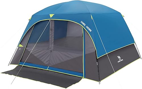 CAMEL CROWN Tents for Camping 46 Person Tent Waterproof Easy Setup Backpacking Tents