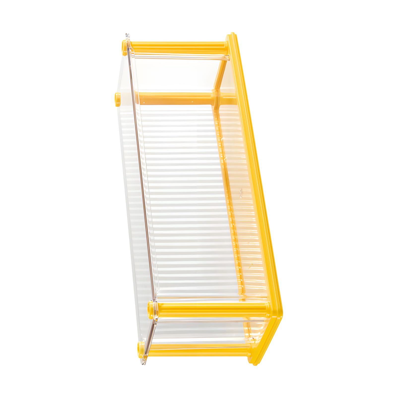 Qusinfc Sturdy Display Shelf for Box Figures with Clear Designs and Dustproof Protective Doll Security Case