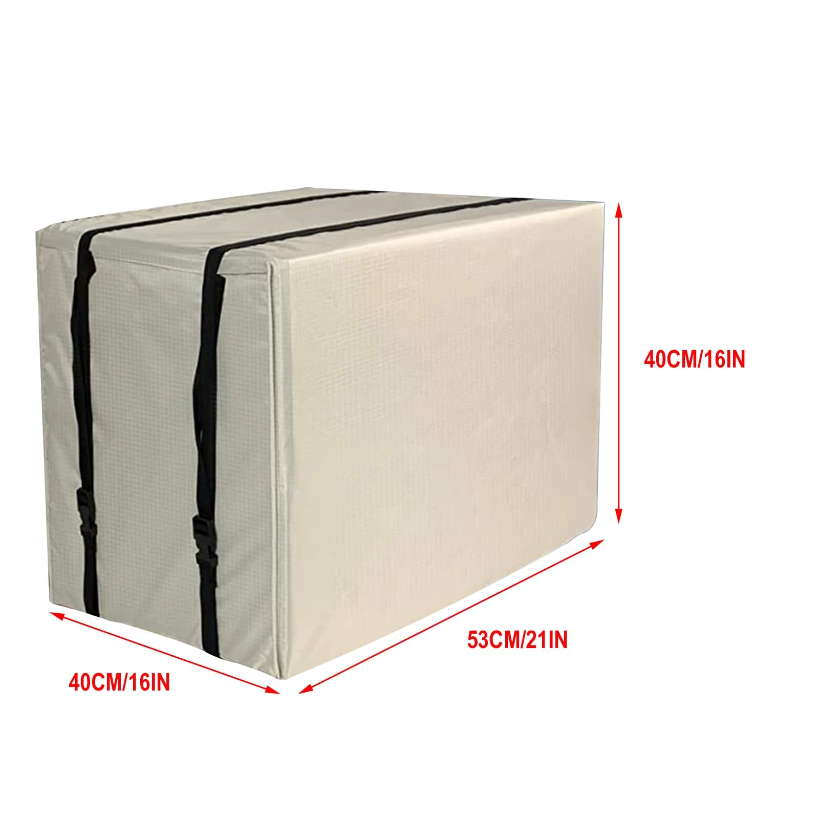 Funda para aire acondicionado exterior, resistente al agua, protección completa, protección contra el calor, resistente al viento