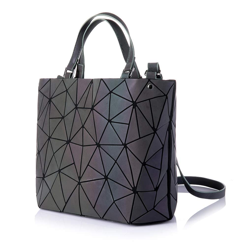Hot One Geometric Luminous Backpack For Women Color Changes