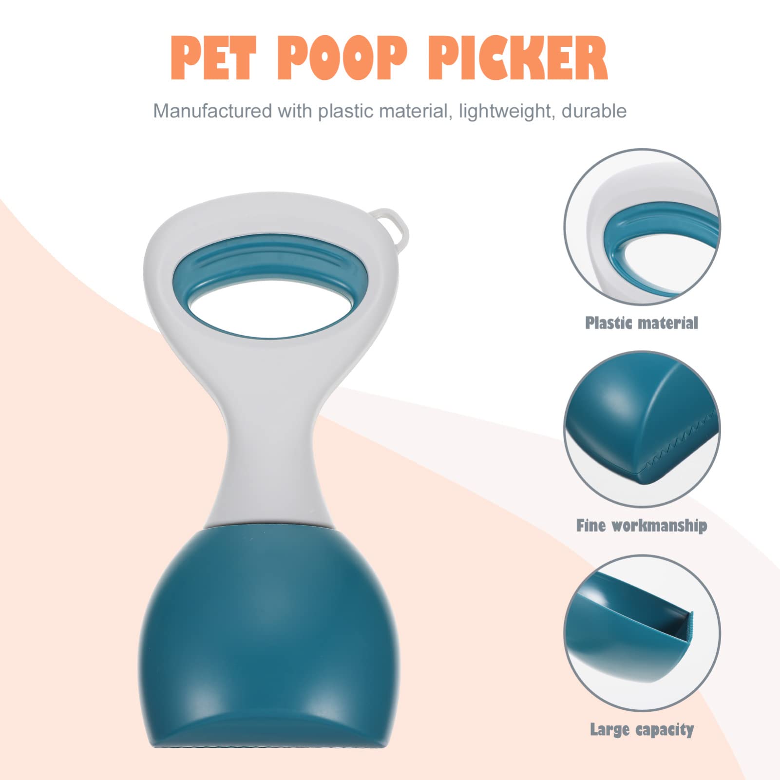ULTECHNOVO 2pièces Ramasse-crottes Portable pour Chiens Outil De Nettoyage Pratique Et pour Déjections Canines Ramasse Déchets pour Animaux De Compagnie Conçu pour Usage Facile