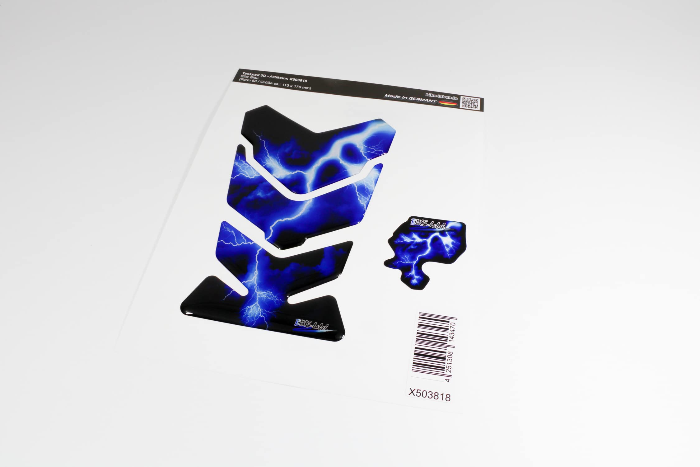 BIKE-label Protège-réservoir Autocollant Transparent Compatible