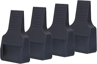 Rolha de roda, copo de rodízio de roda preto não tóxico em forma de u para camas para escritório para quarto para móveis para sofás para casa para cadeiras