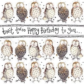Alex Clark Birthday Owls Card