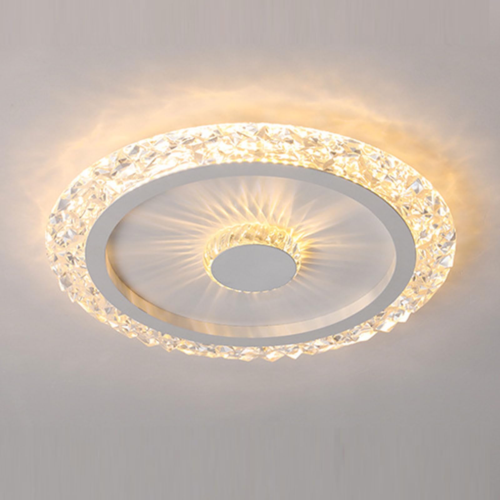SXDMOUBK Mid Century Modern Ceiling Light Round LED Ceiling Light Fixtures Flush Mount Ceiling Light Low Profile Close To Ceiling Light For Bedroom Hallway Entryway Laundry Room Ceiling Lighting