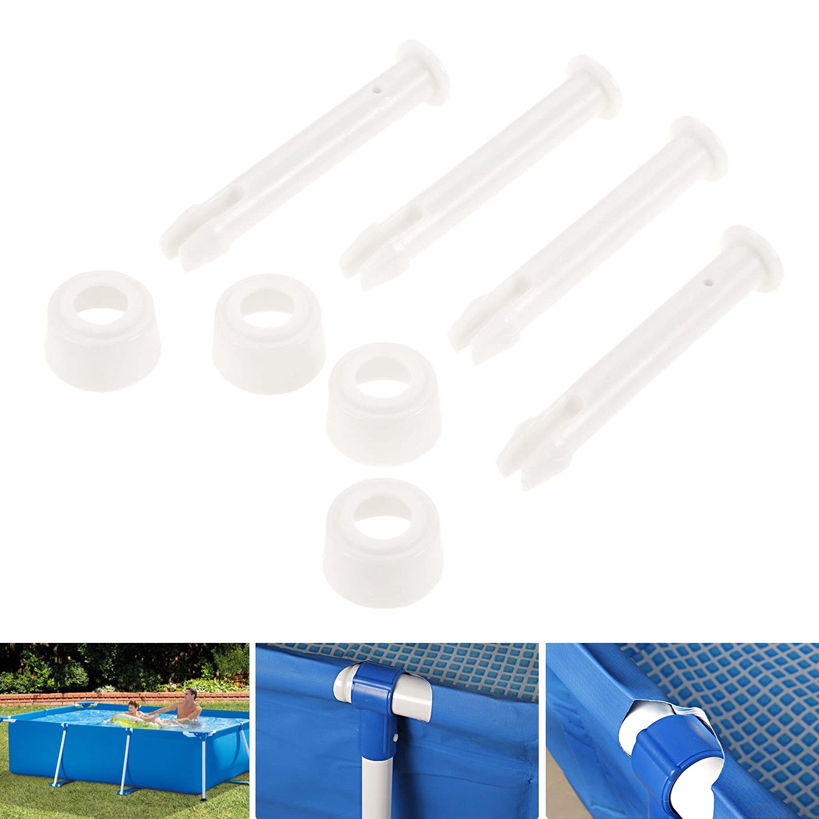 Pin Pool Intex Pool Replacement Pins 12 Pcs Swimming Pool Joint Pins With Seals ...