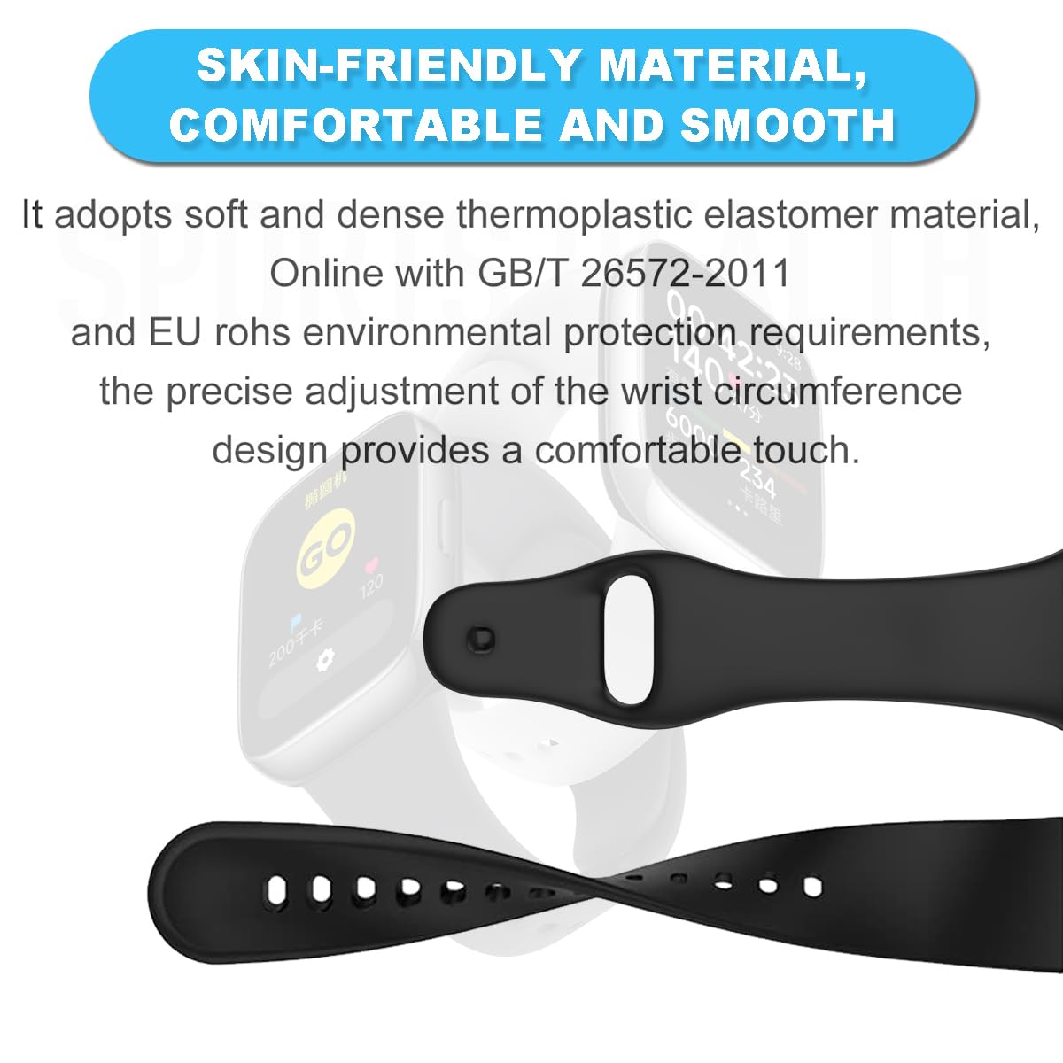 Pulseras Deportivas de Colores Compatibles con Redmi Watch 3 Active, Suaves y Transpirables Liberación Rápida (6 Piezas)