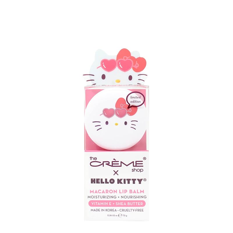 Bálsamo labial The Crème Shop x Hello Kitty Macaron, Strawberry Milkshake