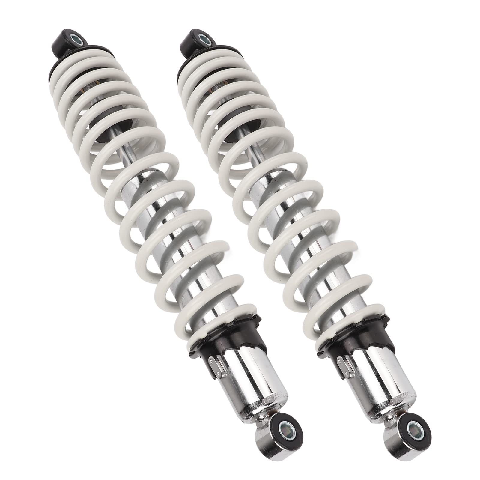 Tbest Amortyzator Zawieszenia Motocykla 380 Mm dla Roweru Gokartowego Atv Stal Stopowa o Wysokiej Twardości 5-sprężyna Zębata 10 Mm Otwór Montażowy Wodoodporny