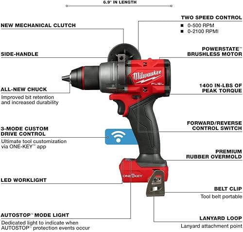 Miniatura 3 de Para Milwaukee M18 FUEL 12 taladrodestornillador con herramienta desnuda de una llave + carrito gratis TPT Premium