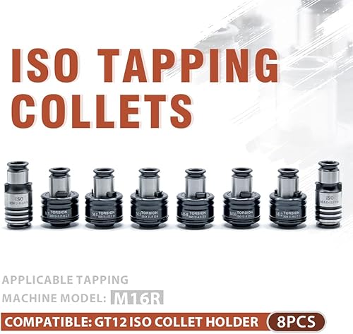 Miniatura 11 de Pinzas ANSI, 0-6'', 8, 5/32'', 10, 3/16'', 12, 7/32'', 1/4'', 5/16'', 3/8'', 7/16'', 1/2'' para M16R/PNEU-M12