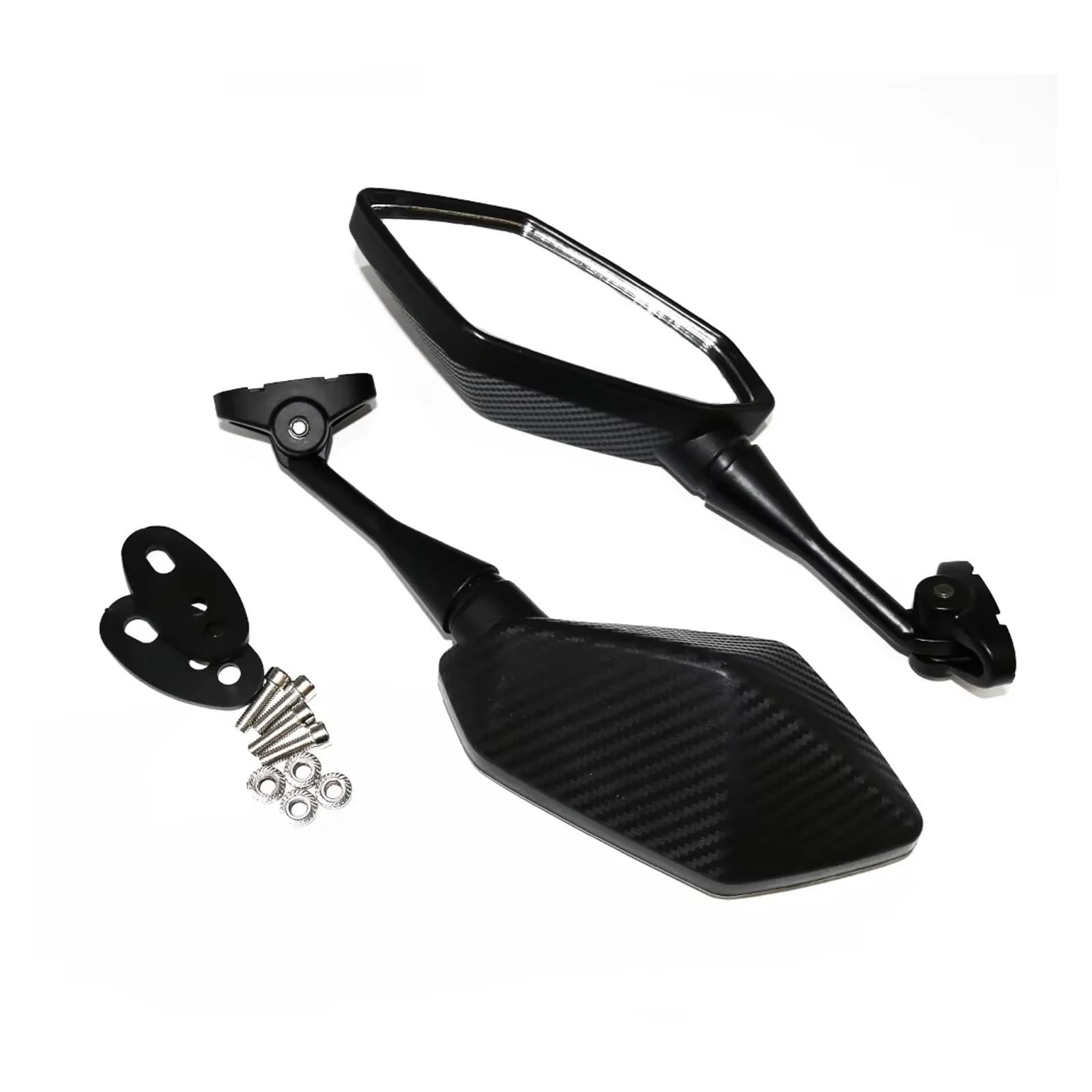 Specchietti Retrovisori Moto In Carbonio | Compatibile con CBR600RR CBR 600 RR 2003-2011 CBR1000RR 2004-2007