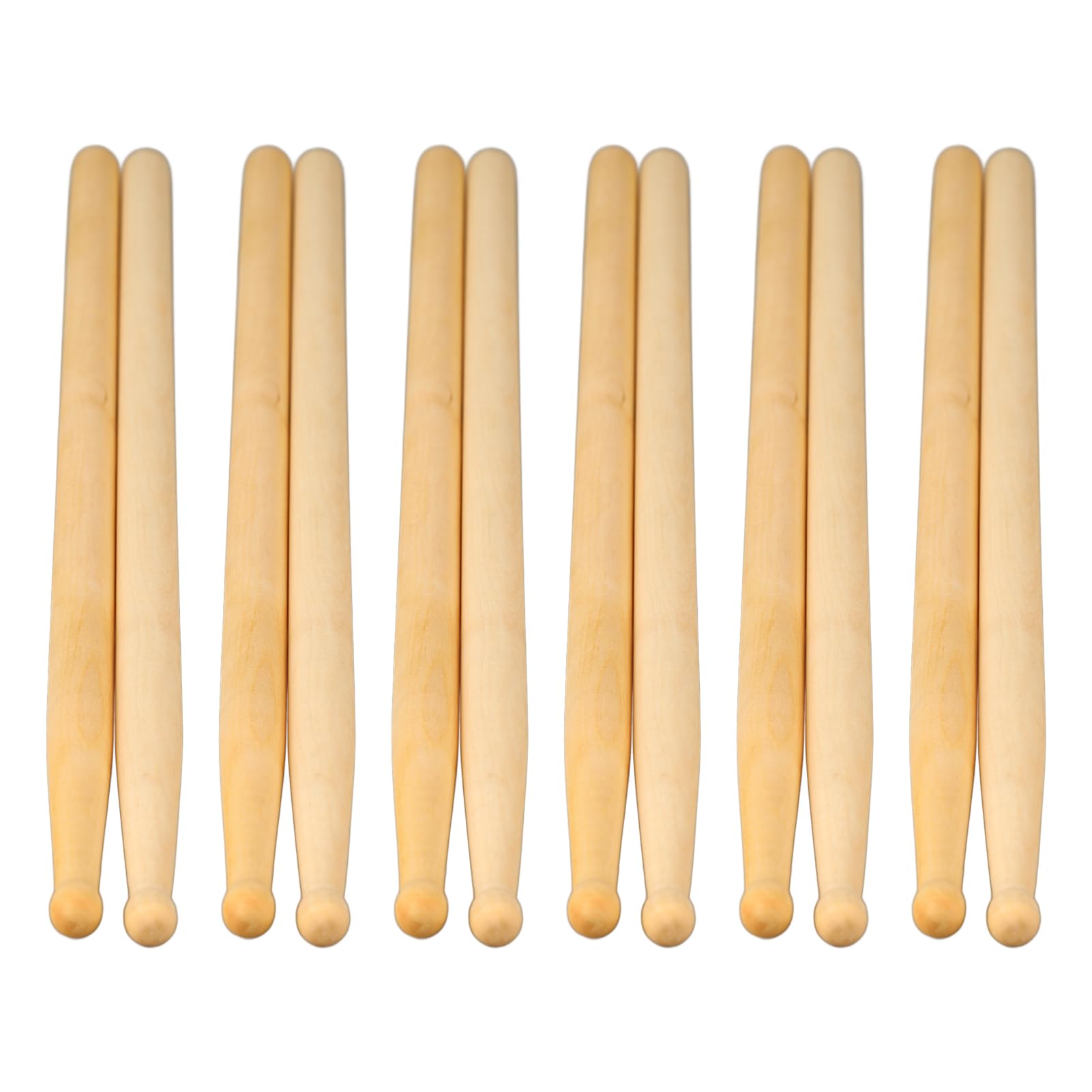 4 Paia Di Bacchette Per Batteria Per Bambini – In Legno D’acero, Lunghezza 30,5 Cm, Adatte A Principianti