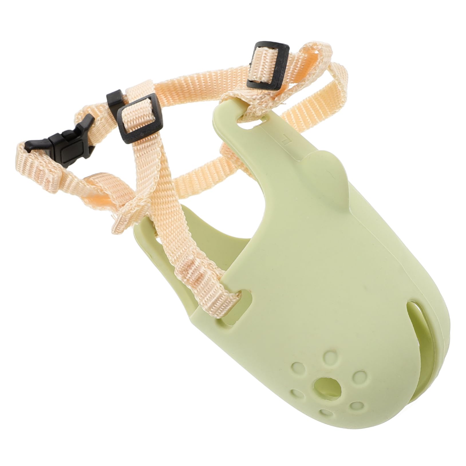 LIOOBO Corgi-Specific Dog Muzzle Soft Plastic Basket for Small Dogs Adjustable Strap Comfortable Safety Mouth Cover