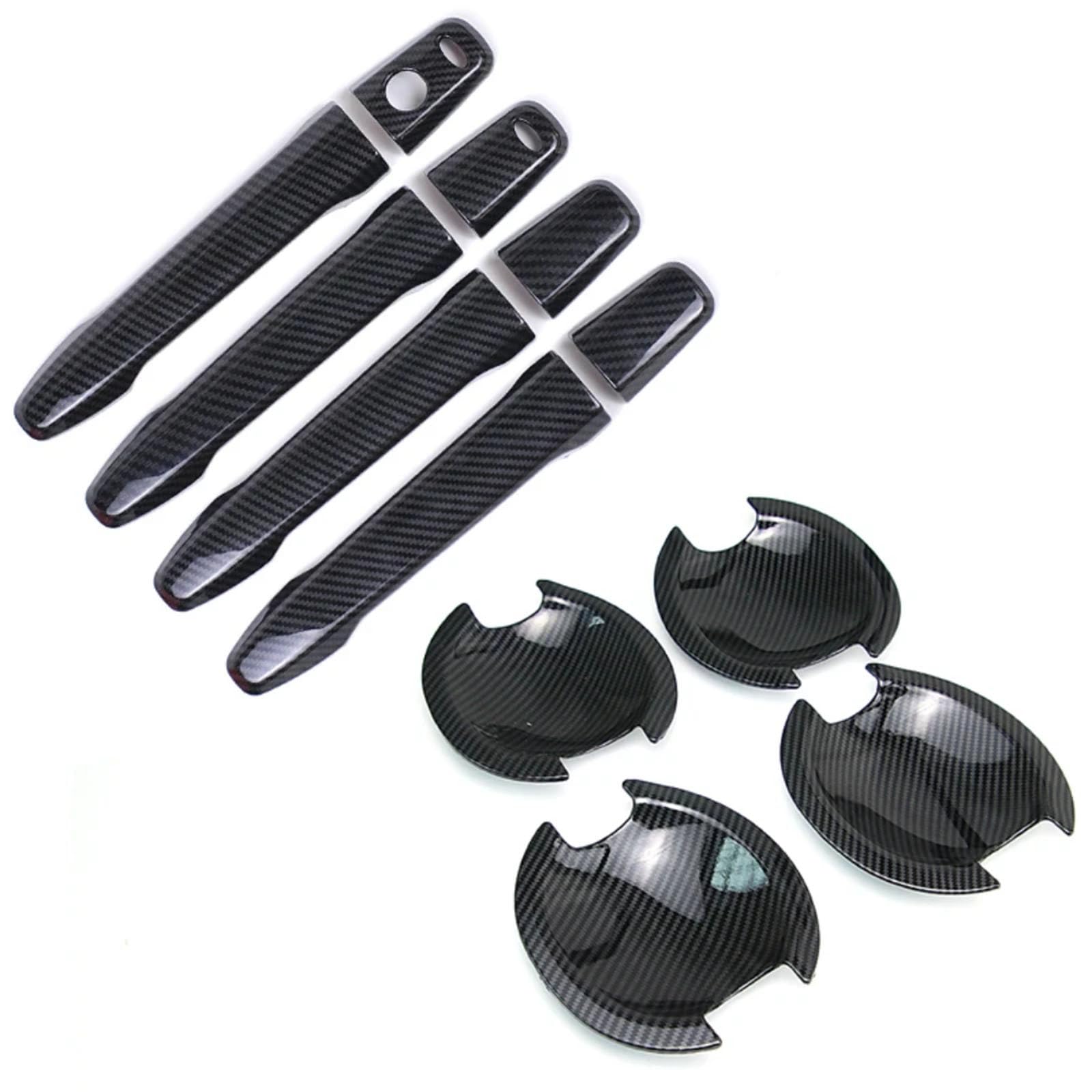 MZZNELO Car Exterior Door Handle Cover for Mitsubishi Lancer Sedan/EVO 2008-2020, Car Exterior Door Handle Cover