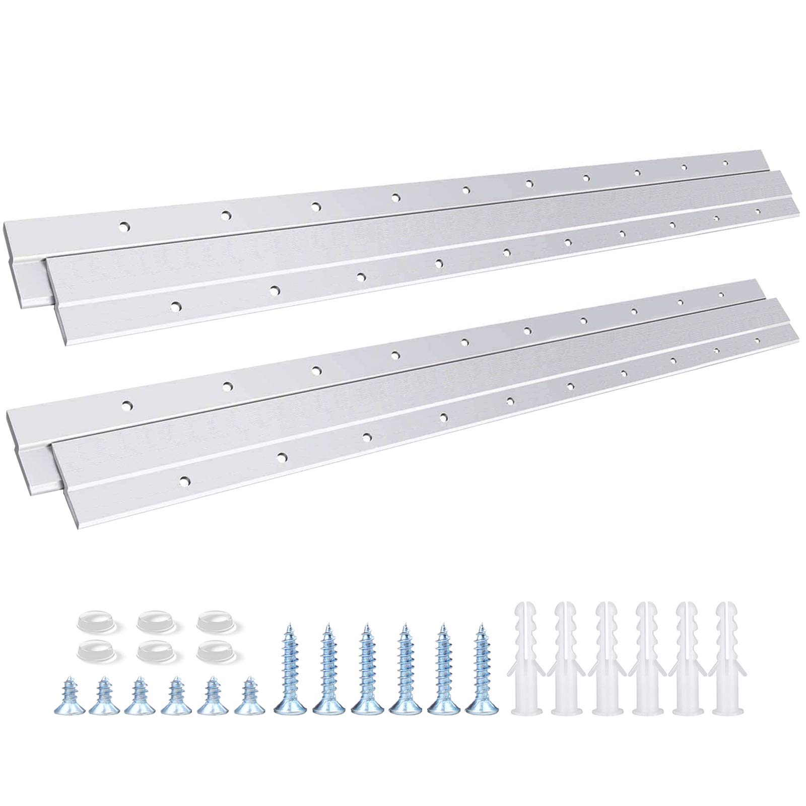 Buy French Cleat Hanger 30 Inch ,2Pairs Aluminum Z Clips for Hanger