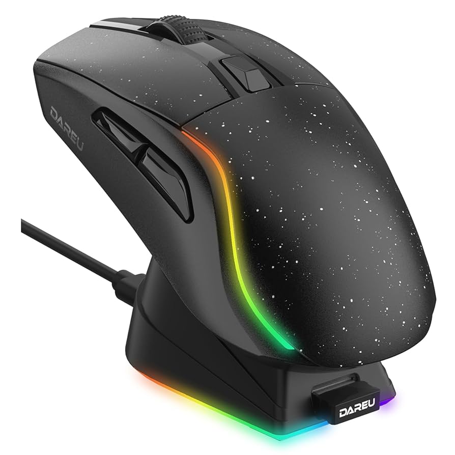 【色: 夜空丨ブラック】DAREU ゲーミングマウス 無線 左右対称 A950 楽天市場】DAREU A950PRO ゲーミングマウス 4K無線 55g 超軽量