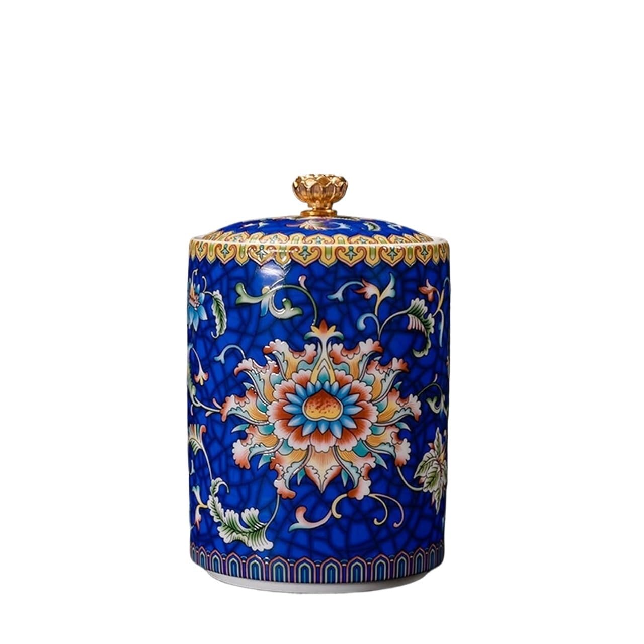 Rzqvhbkxwgt One Color Chinese Style Storage Jars, Containers Ceramic Jar Tea Canister Large Exquisite Caddy